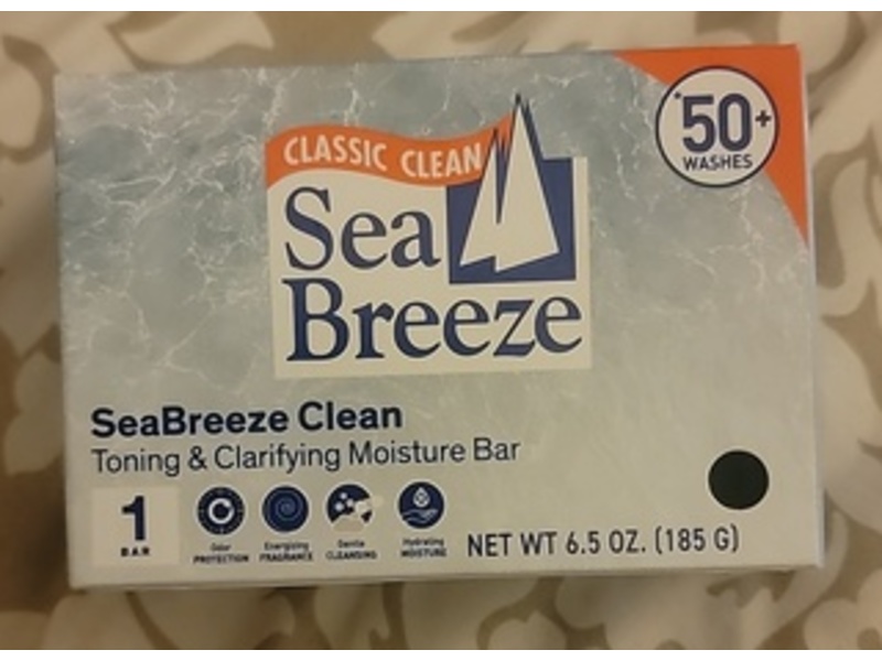 Sea Breeze Toning & Clarifying Moisture Bar, 6.5 oz/185 g