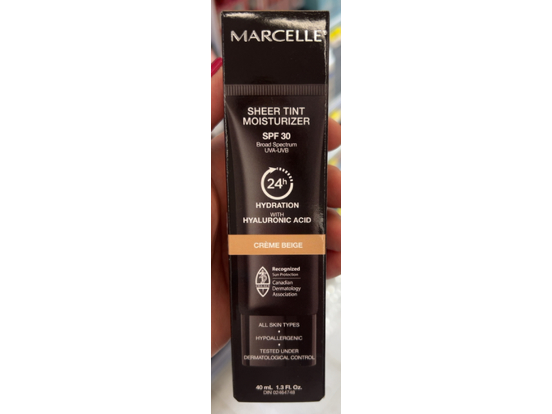 Marcelle Sheer Tint Moisturizer, Creme Beige, 1.3 fl oz/40 mL