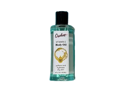 Orchid Body Oil, Vitamin E, 4 fl oz/118 mL
