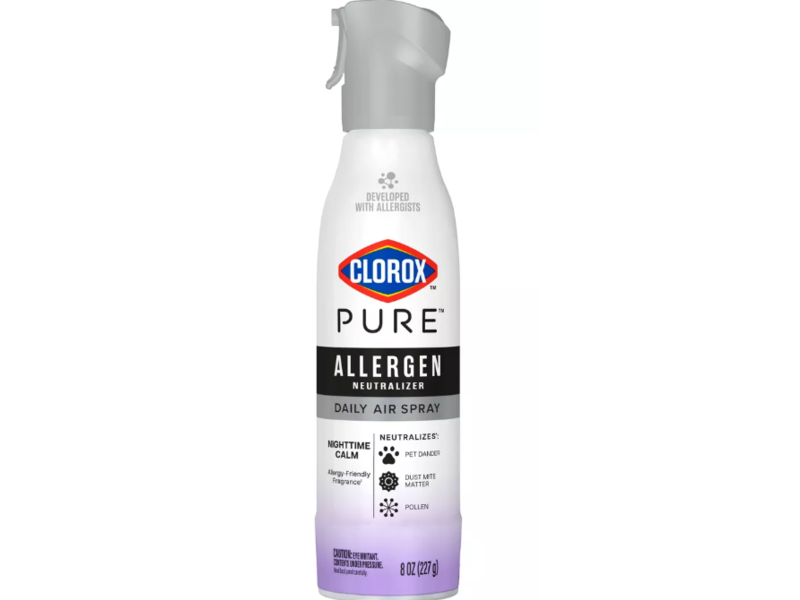 Clorox Pure Allergen Neutralizer Daily Air Spray, Nighttime Calm, 8 oz/227 g