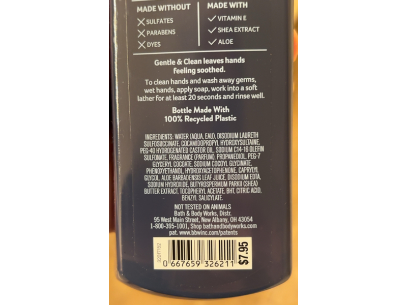 Bath & Body Works Iced Blue Gentle & Clean Foaming Hand Soap, Lavender, 8.75 fl oz/259 mL