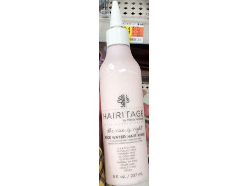 Hairitage By Mindy Mcknight Rice Water Hair Rinse, The Rice Is Right, 8 fl oz/237 mL