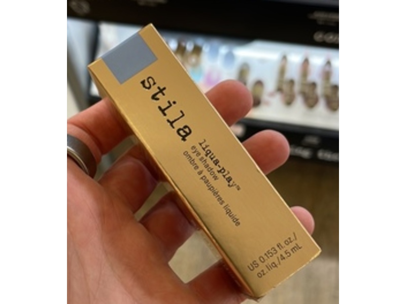 Stila Liqua-Play Liquid Eyeshadow, Peekablue Matte, 0.153 fl oz/4.5 mL