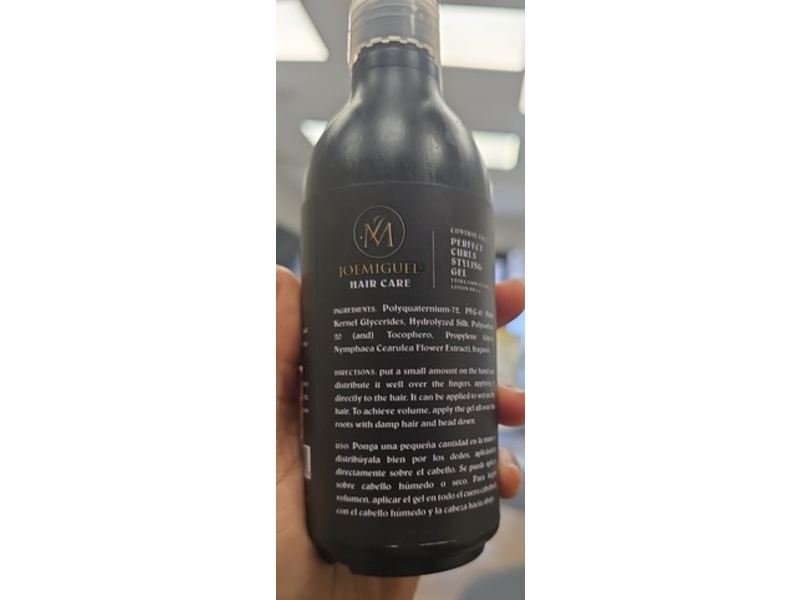 Joemiguel Hair Care Perfect Curls Styling Gel, 8 oz/232 mL