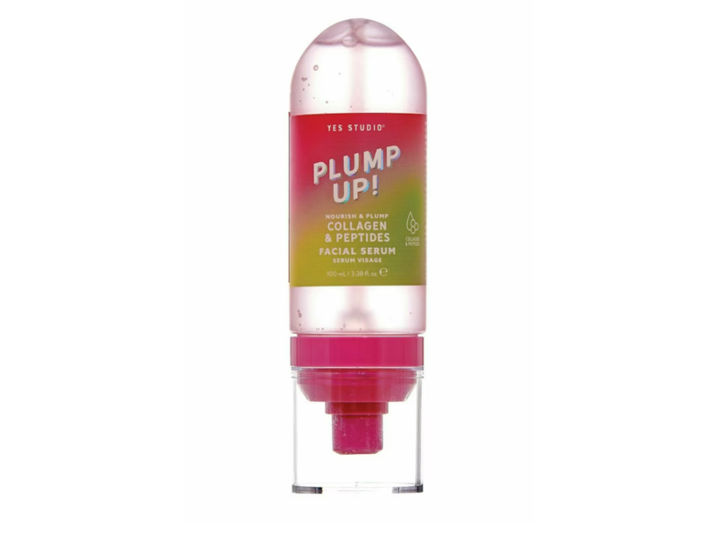 Yes Studio Plump Up Nourish & Plump Facial Serum, Collagen & Peptide, 3.38 fl oz/100 mL