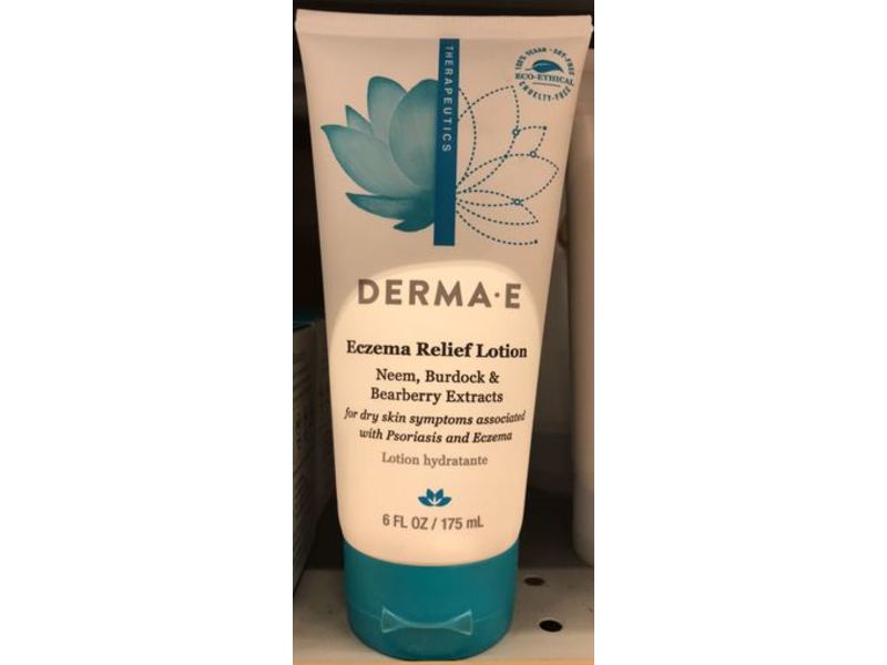Derma-E Eczema Relief Lotion, Neem, Burdock & Bearberry Extracts, 6 fl oz/175 mL
