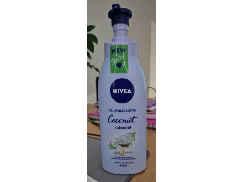 Nivea Oil Infused Body Lotion, Coconut & Monoi Oil, 400 mL