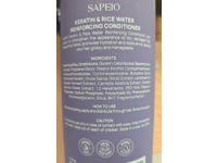 Sapeio Reinforcing Conditioner, Keratin + Rice Water, 33.8 fl oz/1000 mL - thumbnail 3