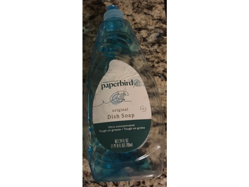 Shoprite Paperbird Dish Soap, Original, 24 fl oz/709 mL