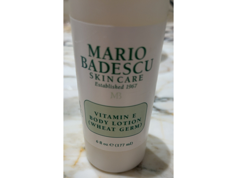 Mario Badescu Vitamin E Body Lotion, Wheat Germ, 6 fl oz/177 mL