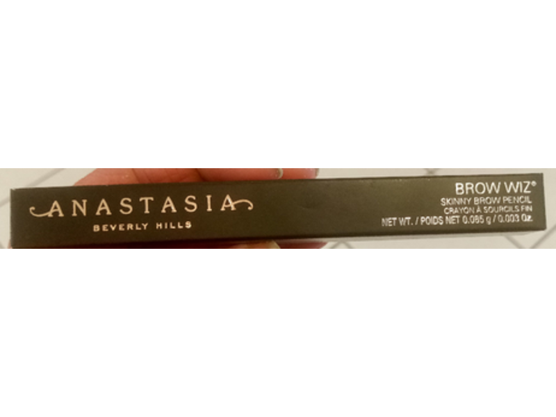 Anastasia Beverly Hills Brow Wiz Skinny Brow Pencil, Ebony, 0.003 oz/0.085 g