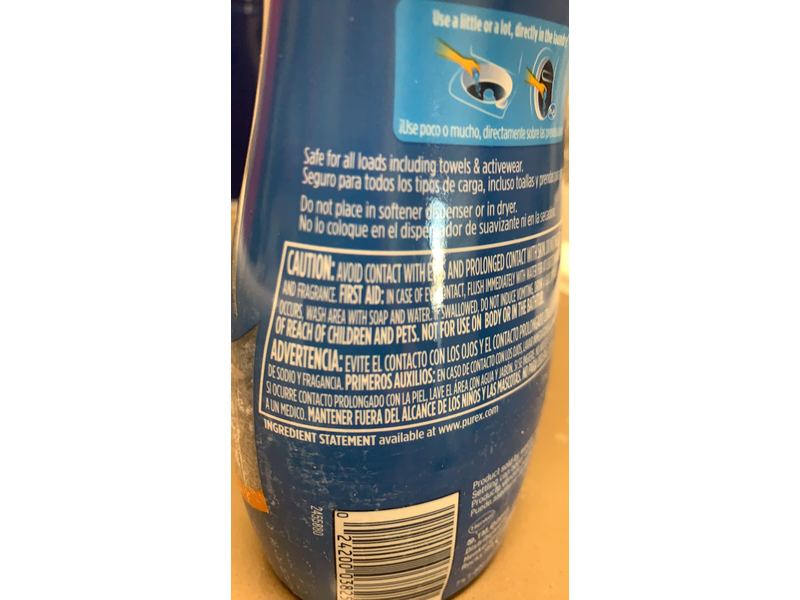 Purex Crystals In-Wash Fragrance Booster, Fresh Spring Waters, 15.5 oz/439 g, Pack Of 2