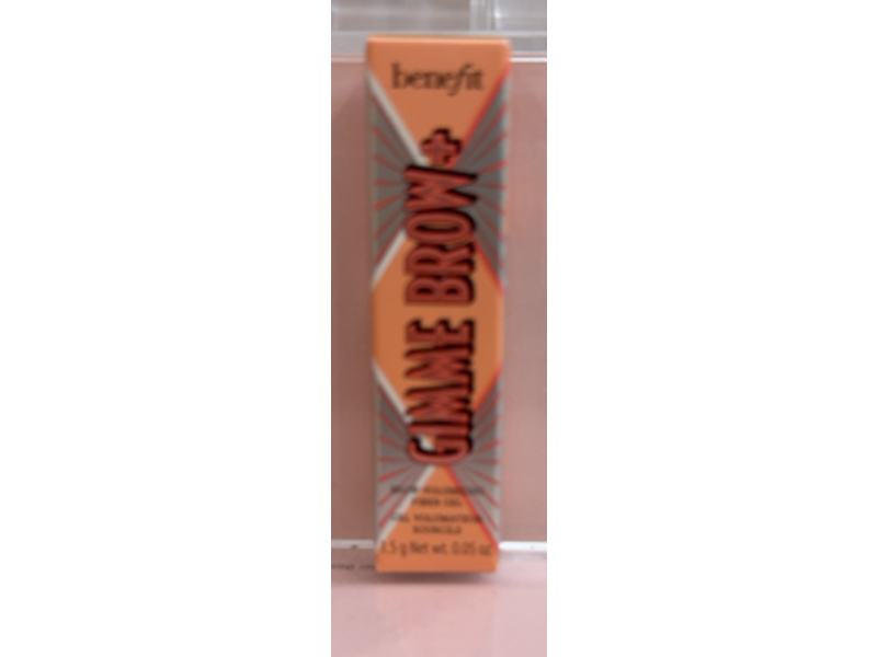 Benefit Cosmetics Mini Gimme Brow+ Tinted Volumizing Eyebrow Gel, 2 Warm Golden Blonde, 0.05 oz/1.5 g
