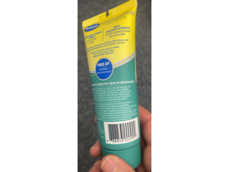 Dr. Scholl's Ultra Exfoliating Foot Lotion, Urea, 3.5 fl oz/103 mL