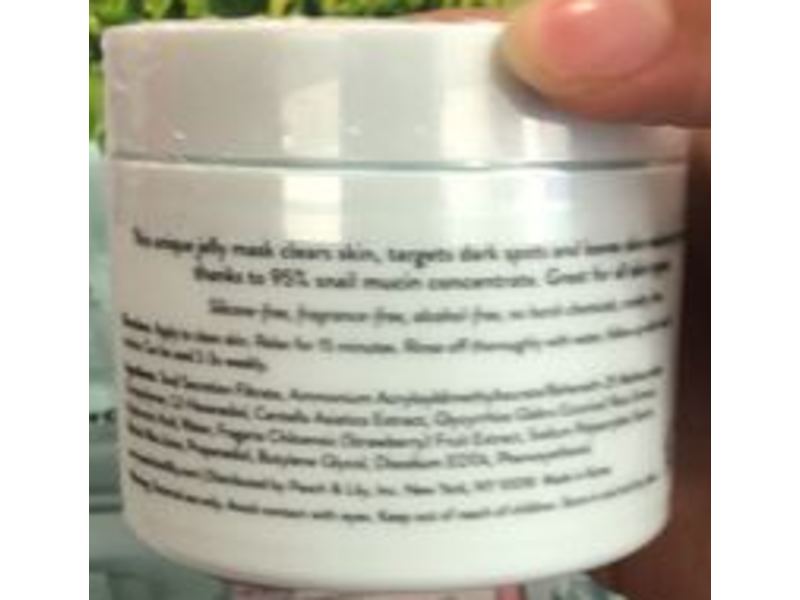 Peach & Lily Peach Slices Intensive Wash-Off Mask, Snail Rescue, 3.38 fl oz/100 mL