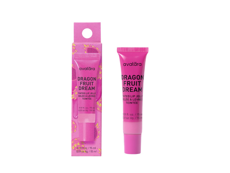 Avatara Tinted Lip Jelly, Dragon Fruit Dream, 0.51 fl oz/15 mL.