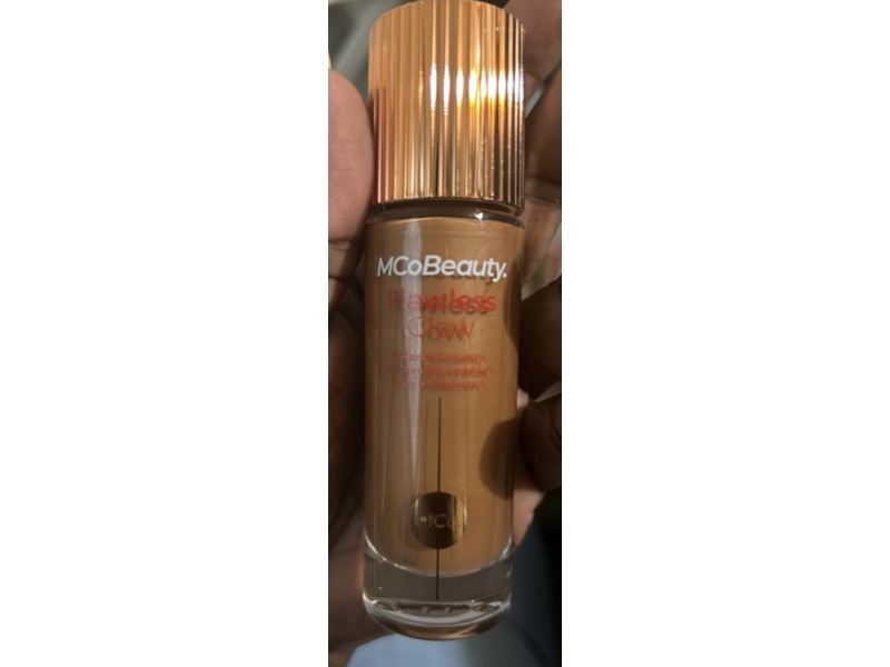 Mco Beauty Flawless Glow Foundation, 6.5 Natural Honey, 1 fl oz/30 mL