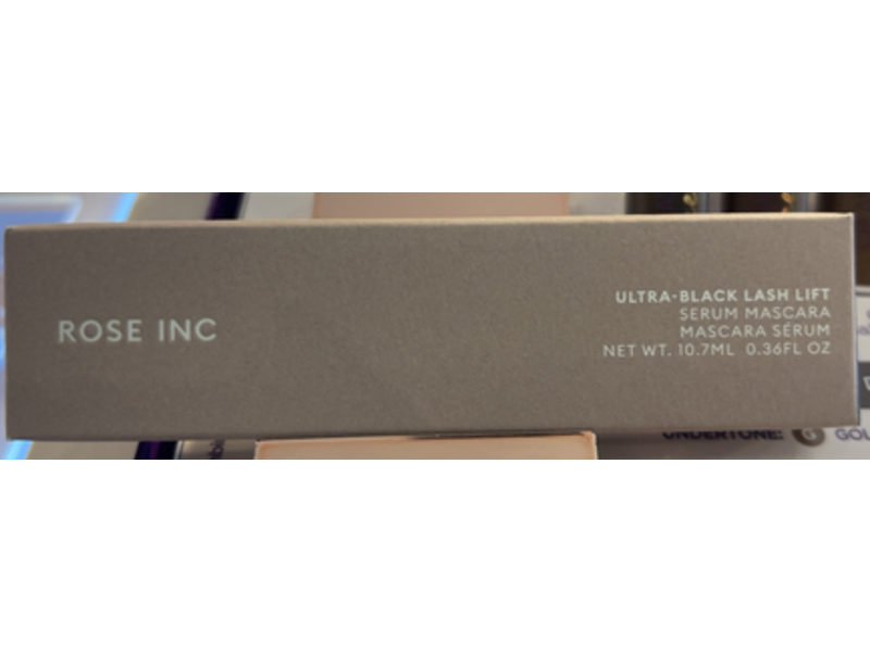 Rose Inc Lash Lift Serum Mascara, Ultra-Black, 0.36 fl oz/10.7 mL