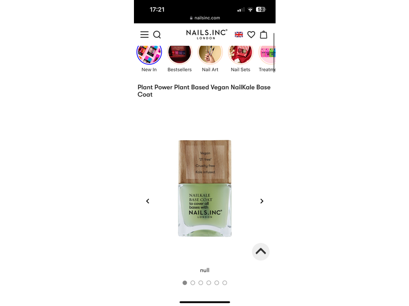 Nails.Inc Nail Base Coat, Kale, 14 mL