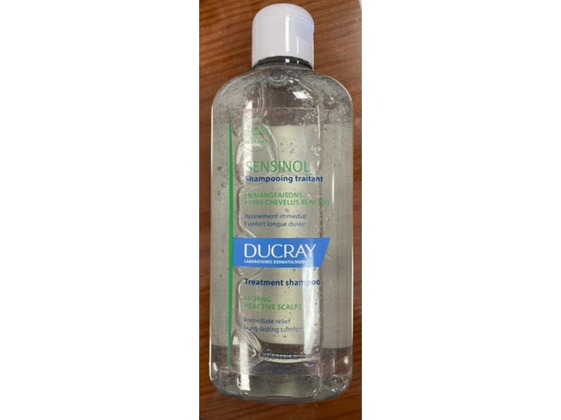 Ducray Sensinol Treatment Shampoo, Itching Reactive Scalps, 400 mL