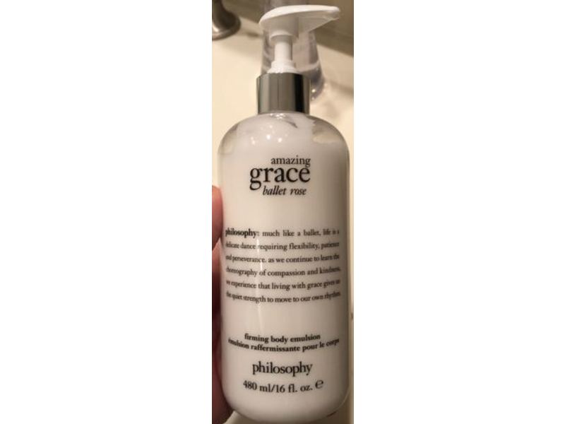 Philosophy Amazing Grace Firming Body Emulsion, Ballet Rose, 16 fl oz/480 mL
