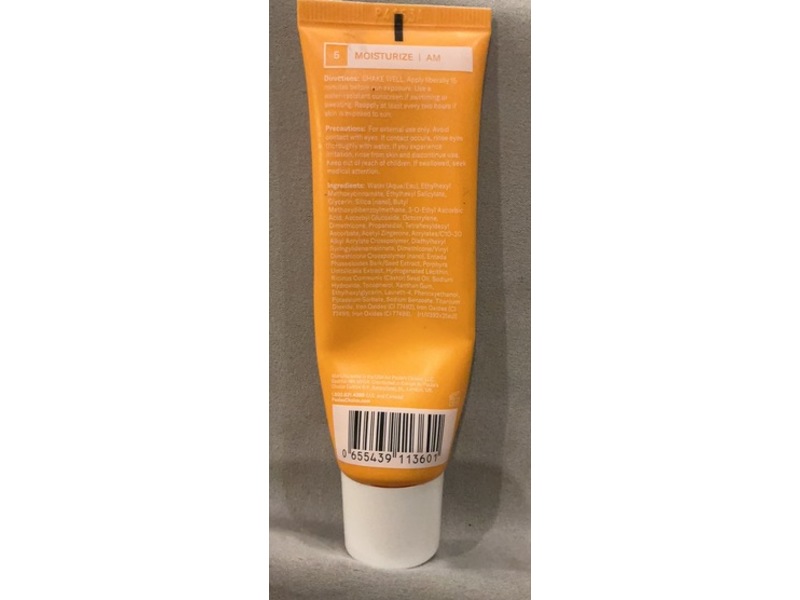 Paula's Choice Vitamin C Sheer Moisturizer Sunscreen, SPF 50, 2 fl oz/60 mL