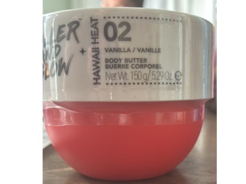 Holler And Glow Hawaii Heat Body Butter, Vanilla, 5.29 oz/150 g