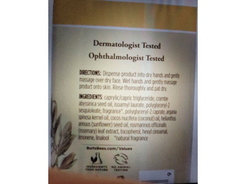 Burt's Bees Cleansing Oil, 6 fl oz