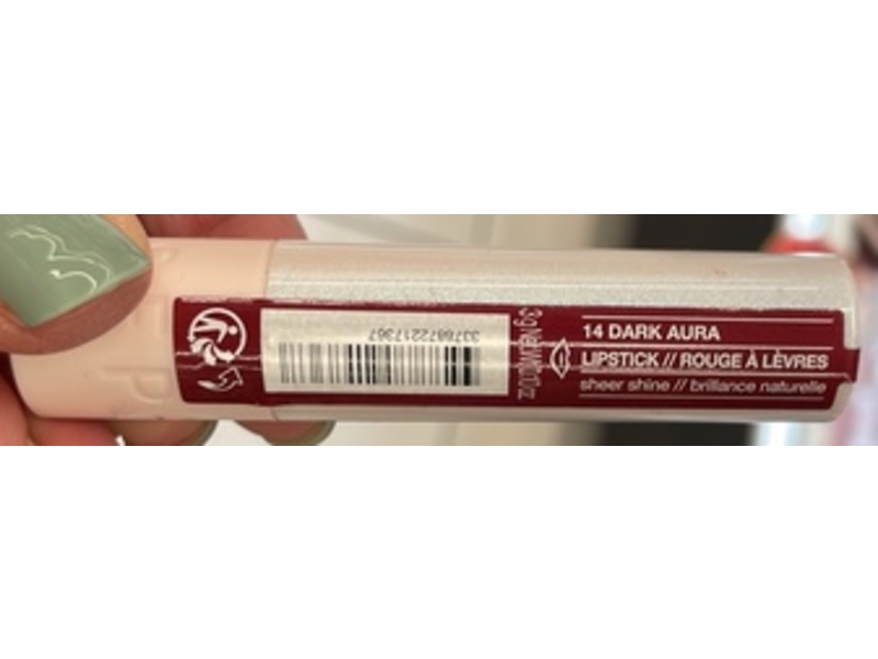 Sephora Lipstick, 14 Dark Aura, 0.10 oz/3 g