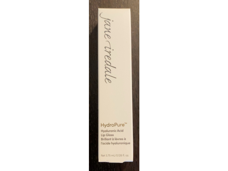 Jane Iredale HydroPure Lip Gloss, Hyaluronic Acid, Snow Berry, 0.126 fl oz/3.75 mL