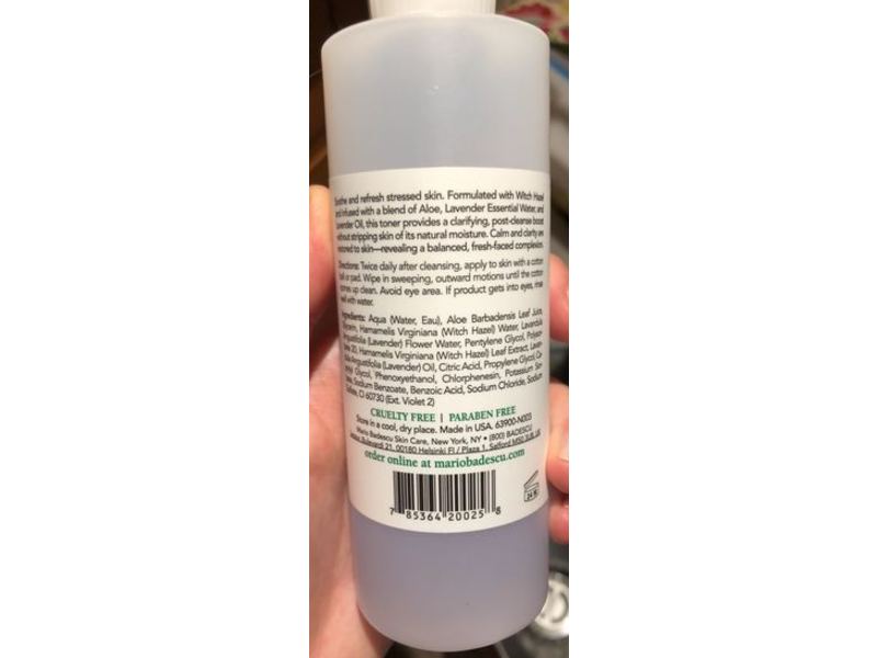 Mario Badescu Toner, Witch Hazel & Lavender, 8 fl oz/236 mL