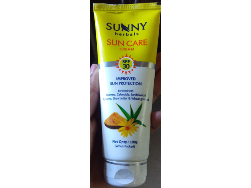 Sunny Herbals Sun Care Cream, SPF 30, Sandalwood, 100 g