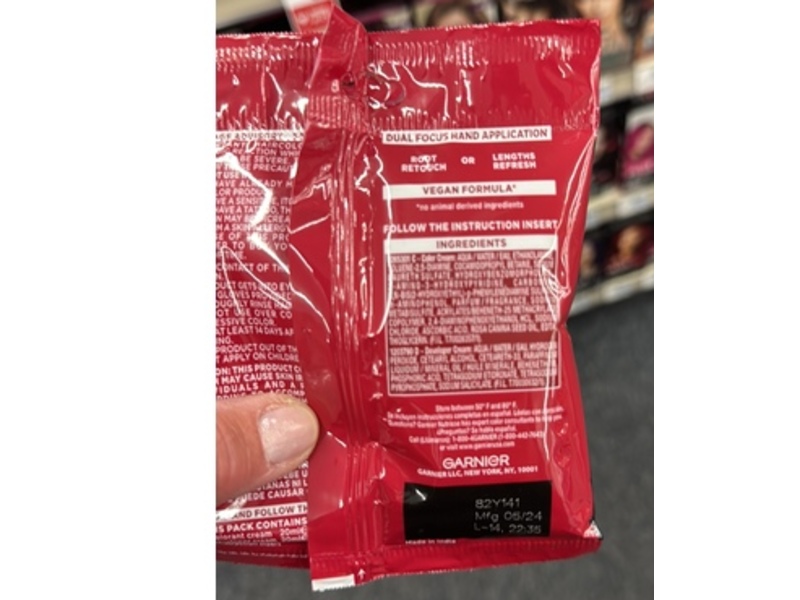 Garnier Color Sensation Demi Permanent Hair Color Kit, Black