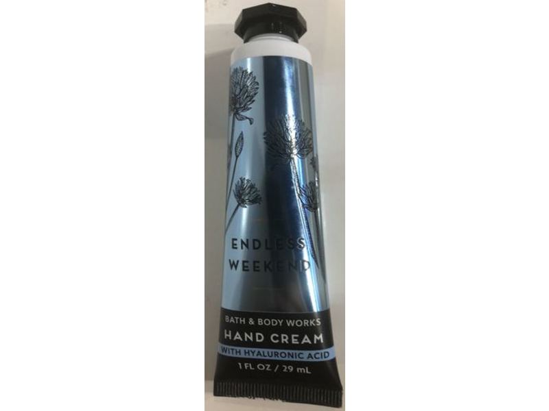 Bath & Body Works Endless Weekend Hand Cream, Hyaluronic Acid, 1 fl oz/29 mL