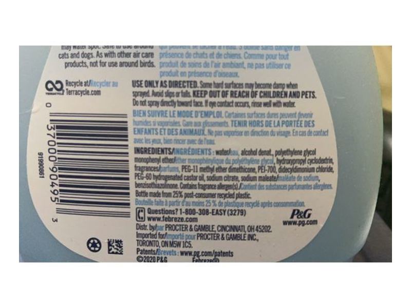 Febreze Fabric Refresher With Gain Scent, Island Fresh, 27 fl oz/800 mL