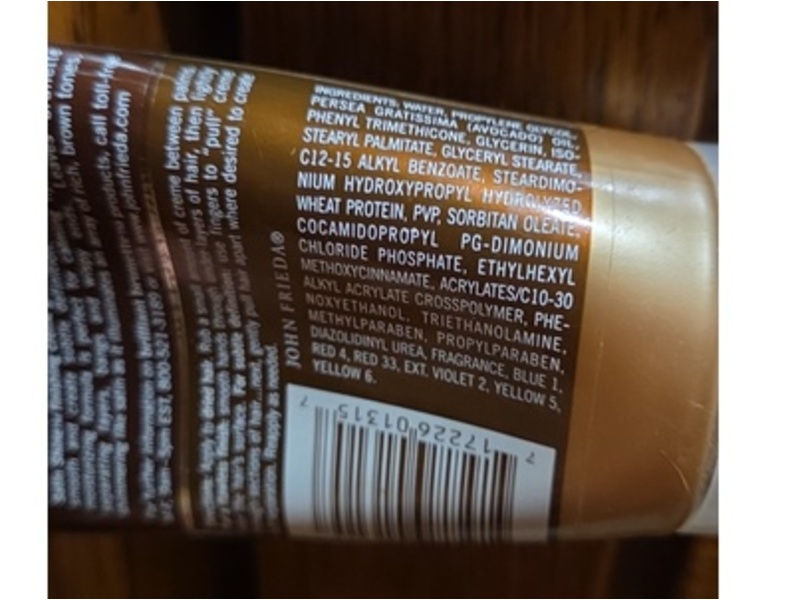 John Frieda Brilliant Brunette Satin Shine Finishing Cream, 4.4 oz/125 g