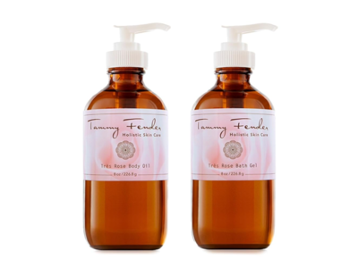 Tammy Fender Holistic Skin Care Rose Duo Body Gel & Oil, 8 oz/226.8 g