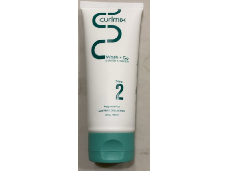 Curlmix Wash & Go Conditioner, Step 2, 3.4 oz
