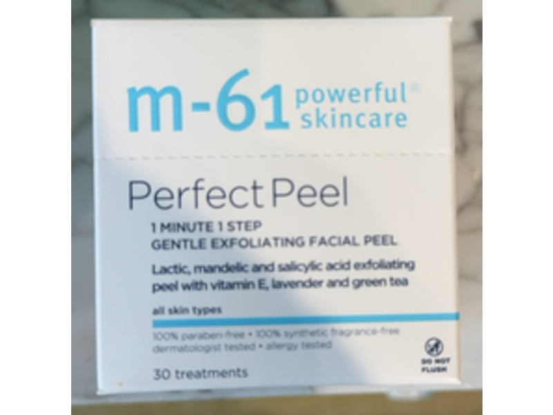 M-61 Perfect Peel Gentle Exfoliating Facial Peel, 30 Count