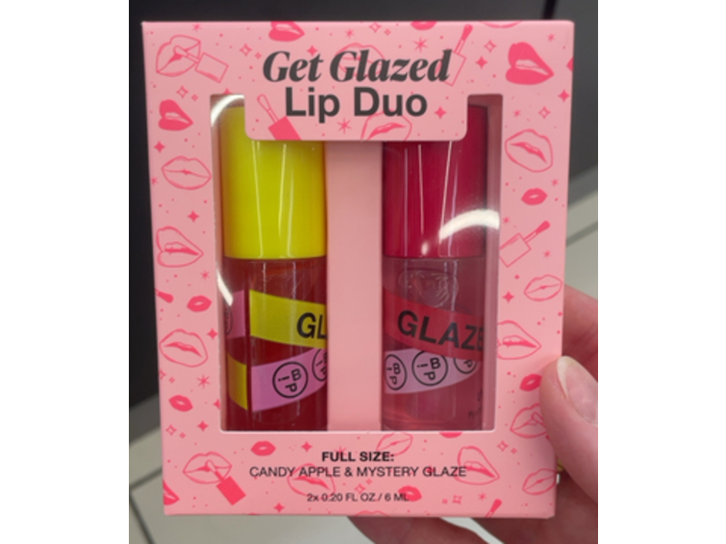 Innbeauty Get Glazed Lip Duo, Candy Apple + Mystery Glaze, 0.20 fl oz/6 mL
