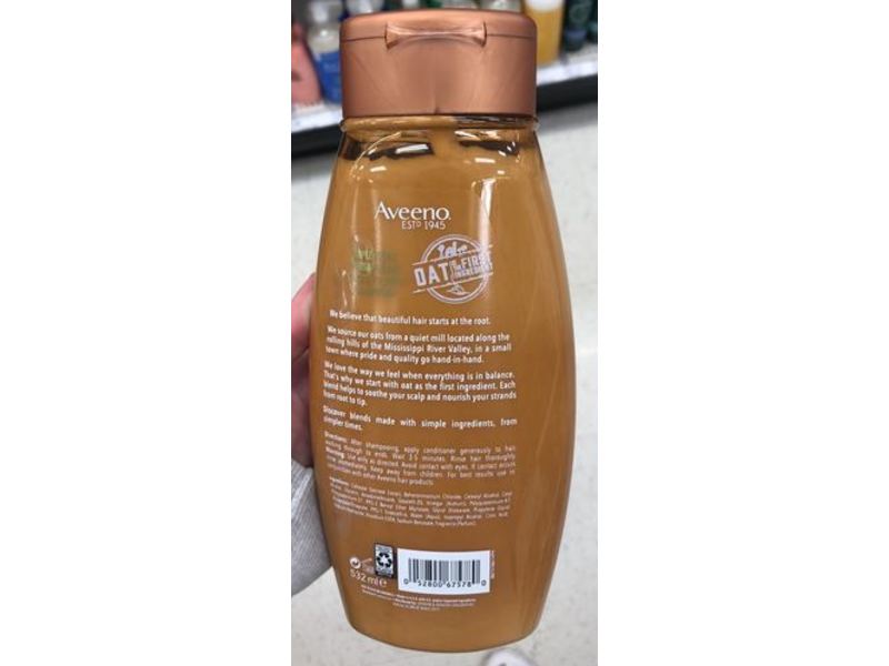 Aveeno Clarify & Shine Conditioner, Apple Cider Vinegar Blend, 18 fl oz/532 mL