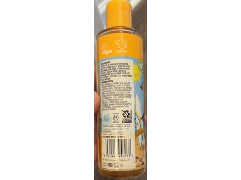 Childs Farm Kids Hair & Body Wash, Watermelon & Pineapple, 8.4 fl oz
