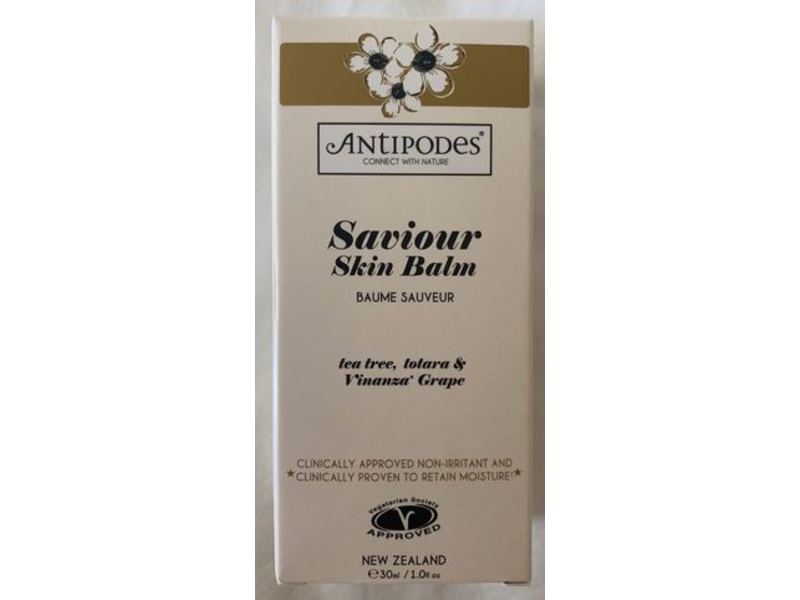 Antipodes Saviour Skin Balm, Tea Tree, Totara & Vinanza Grape, 1 fl oz/30 mL