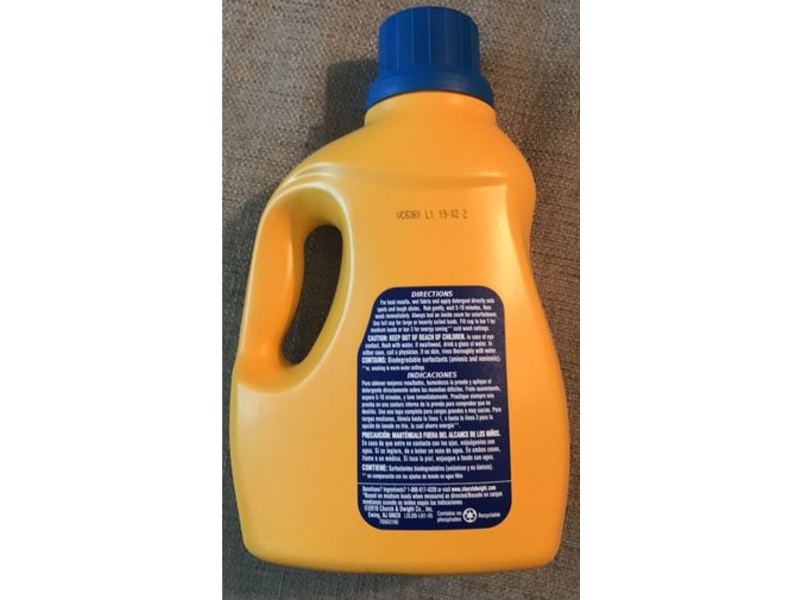 Arm & Hammer Powerfully Clean Liquid Laundry Detergent, Clean Burst, 75 fl oz/2.21 L/50 loads