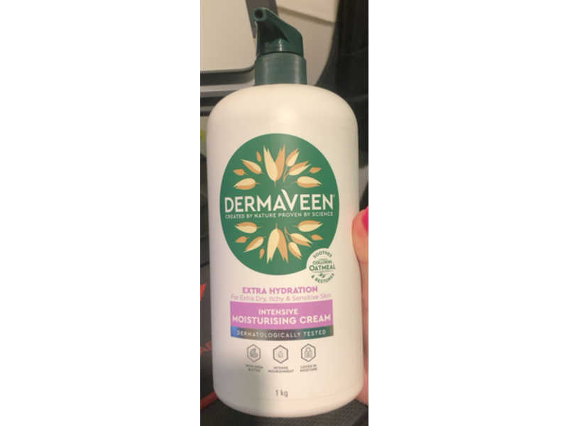 DermaVeen Extra Hydration Intensive Moisturising Cream, 1 kg