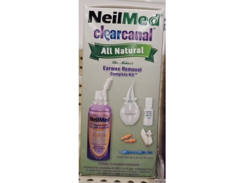 Neilmed Clear Canal All Natural Dr.Mehta's Earwax Removal Complete Kit