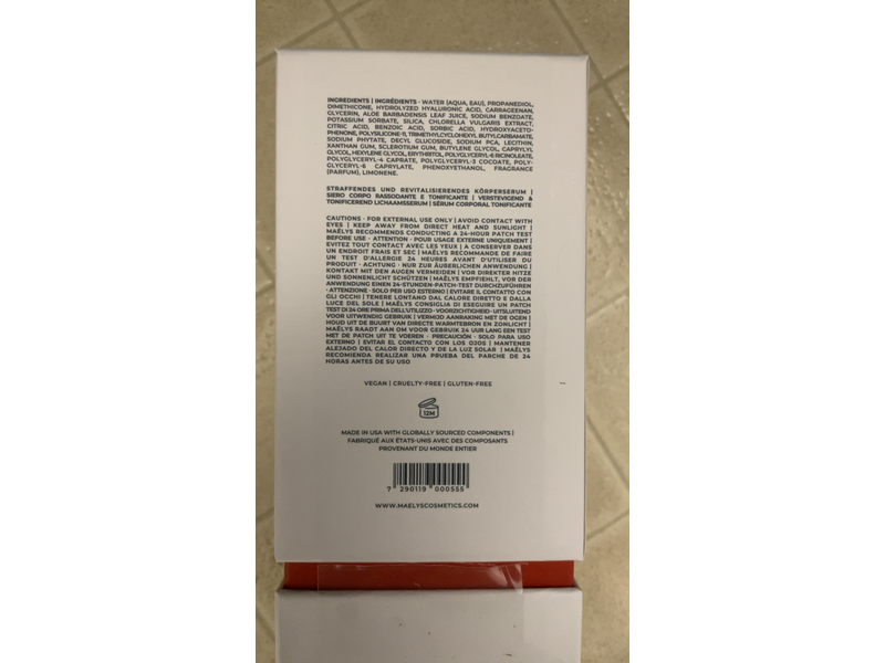 Maelys Re-Lure Tight & Tone Body Serum