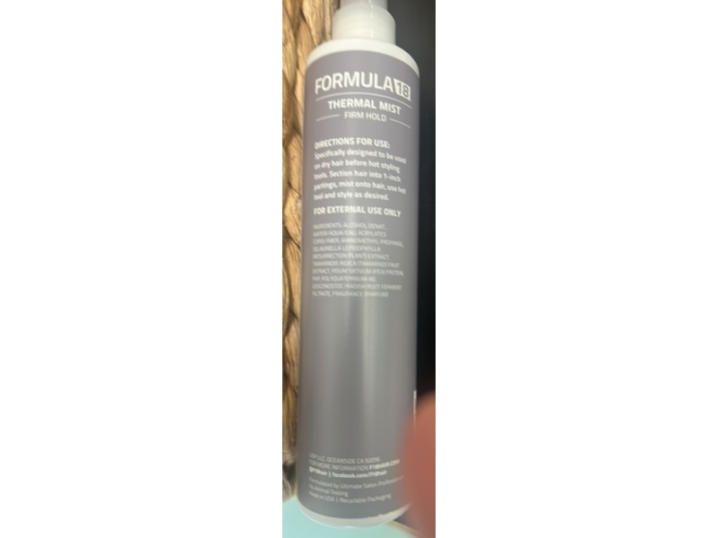 Formula 18 Thermal Mist, 10.1 fl oz/30 mL