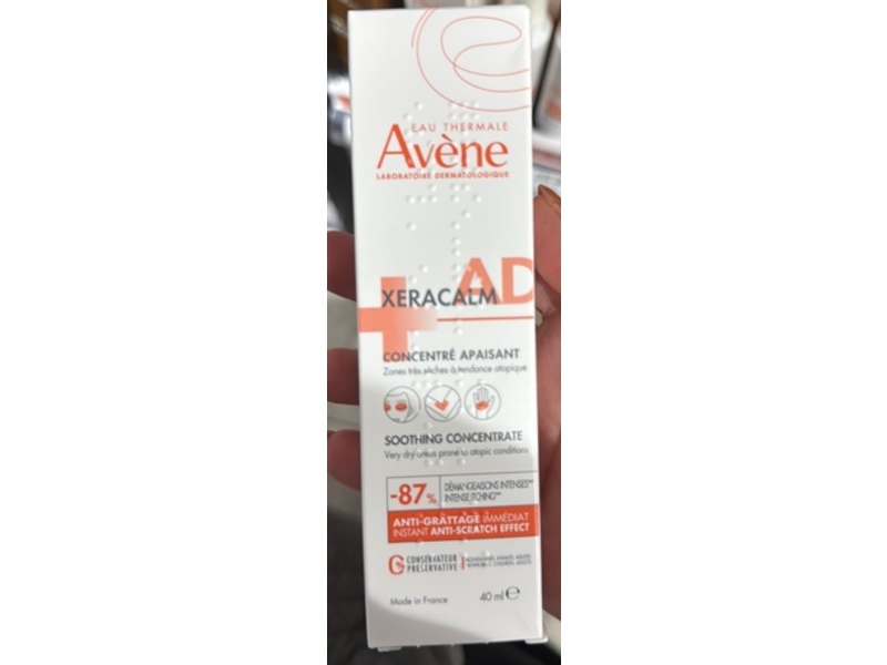 Eau Thermale Avene XeraCalm Soothing Concentrate, 1.3 fl oz/40 mL