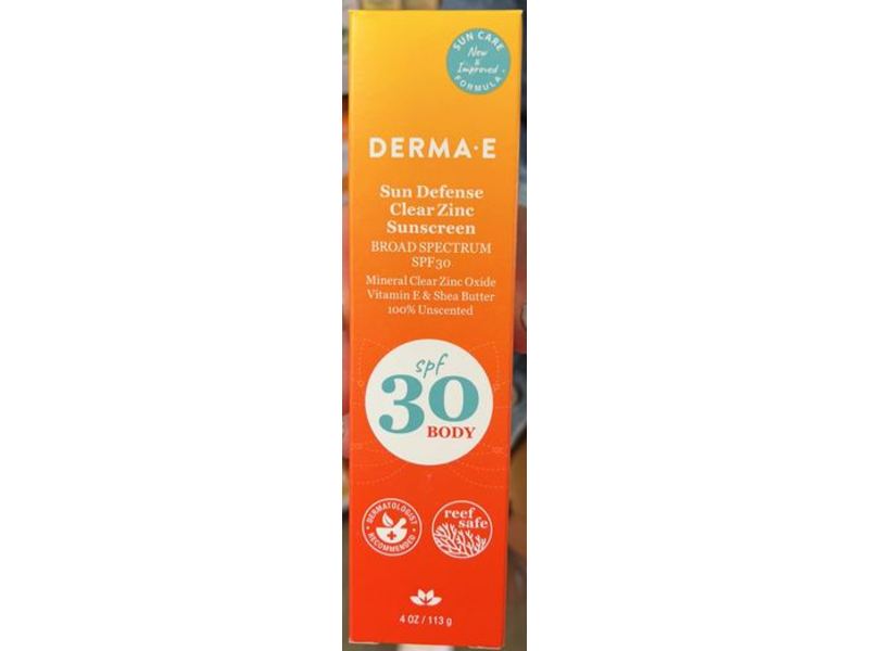 Derma-E Sun Defense Mineral Sunscreen, SPF 30, 4 oz/113 g